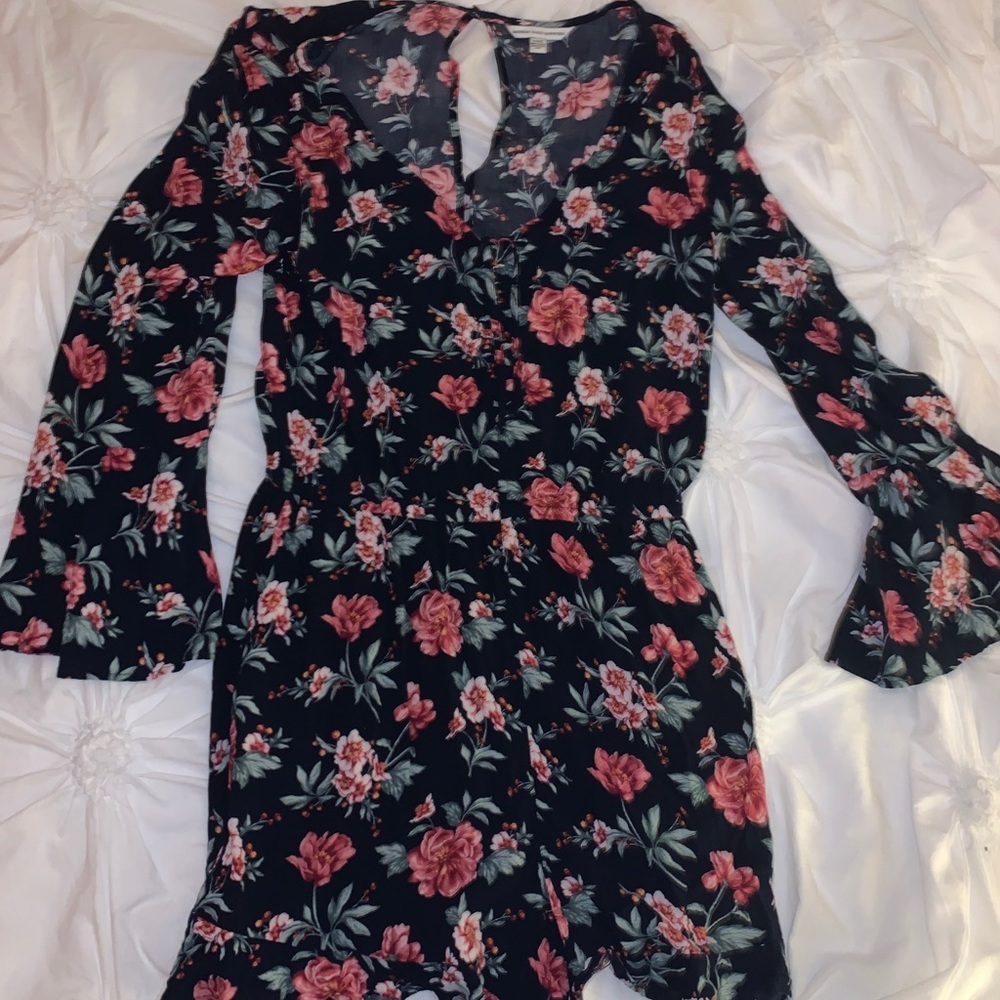 American Eagle Floral Romper